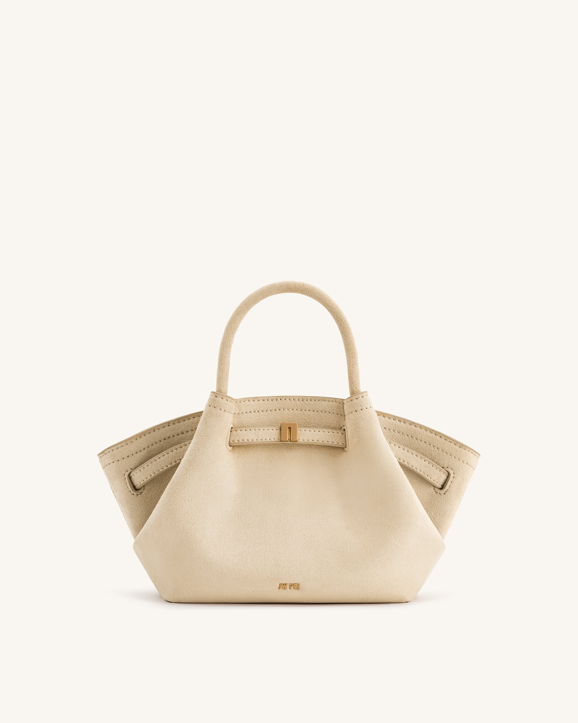 hana ✿ Hana Mini Faux Suede Tote Bag - Off White – JW PEI UK