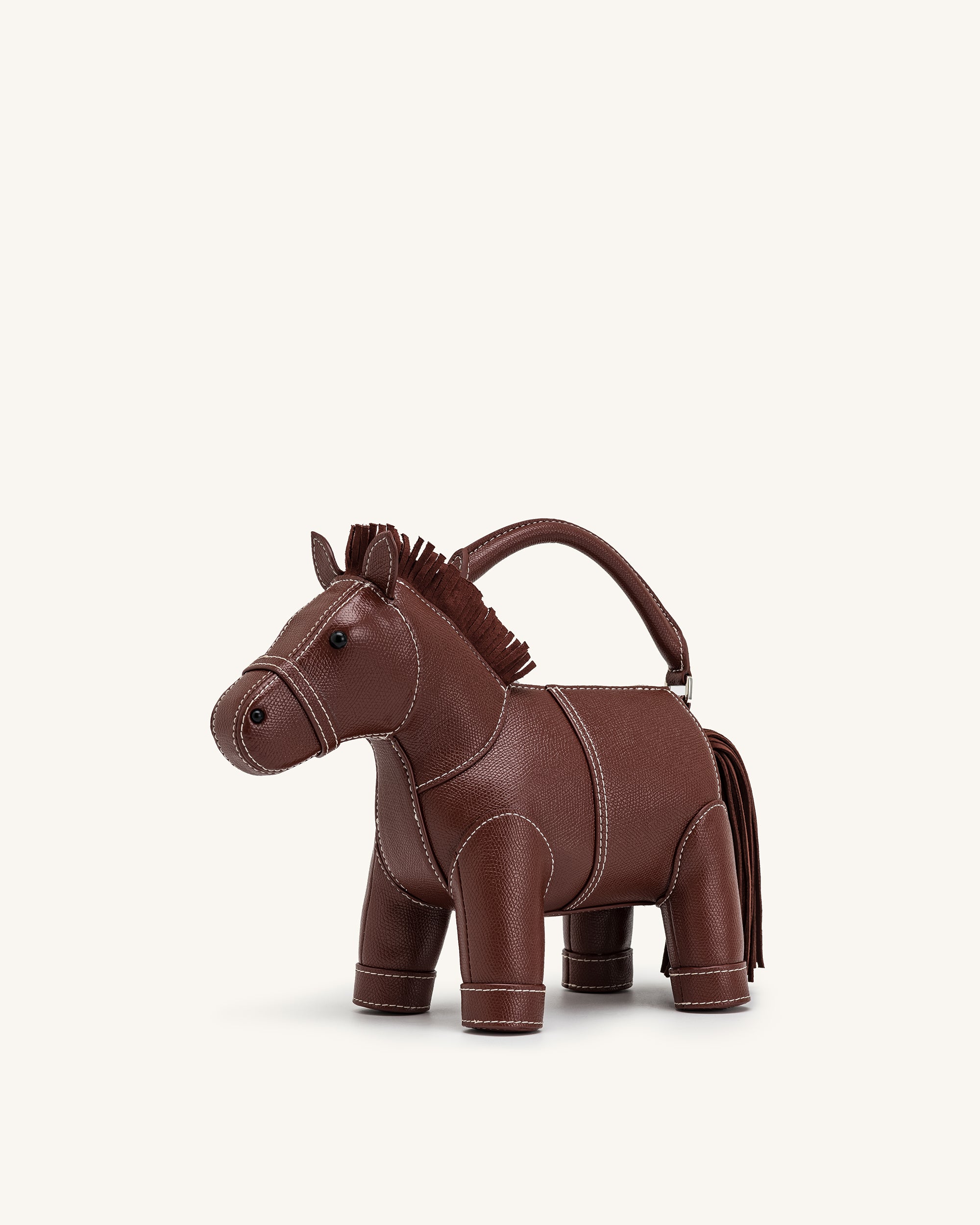 バッグ house on the hill Parent Bag Brown Horse Harper Horse Top Handle Bag - Brown – JW PEI UK
