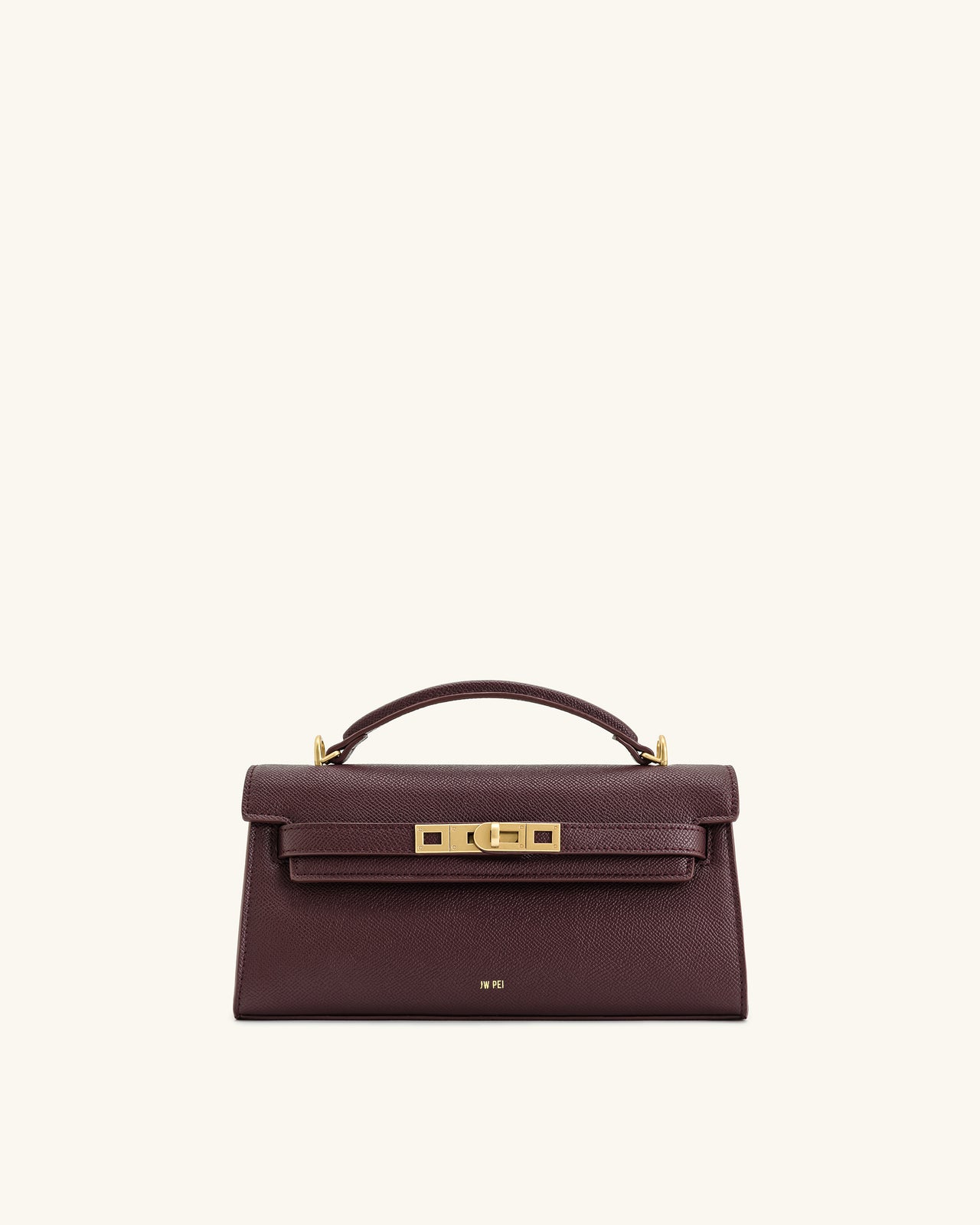 Noor Top Handle Bag - Deep Burgundy