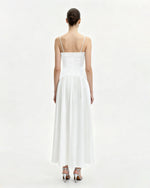 Floral Print Maxi Dress - White