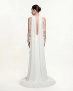 Tulle Cape Shawl - White