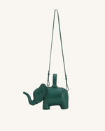 Claire Elephant Shaped Handbag - Green