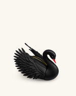 Alani Swan Shaped Crossbody Bag - Black