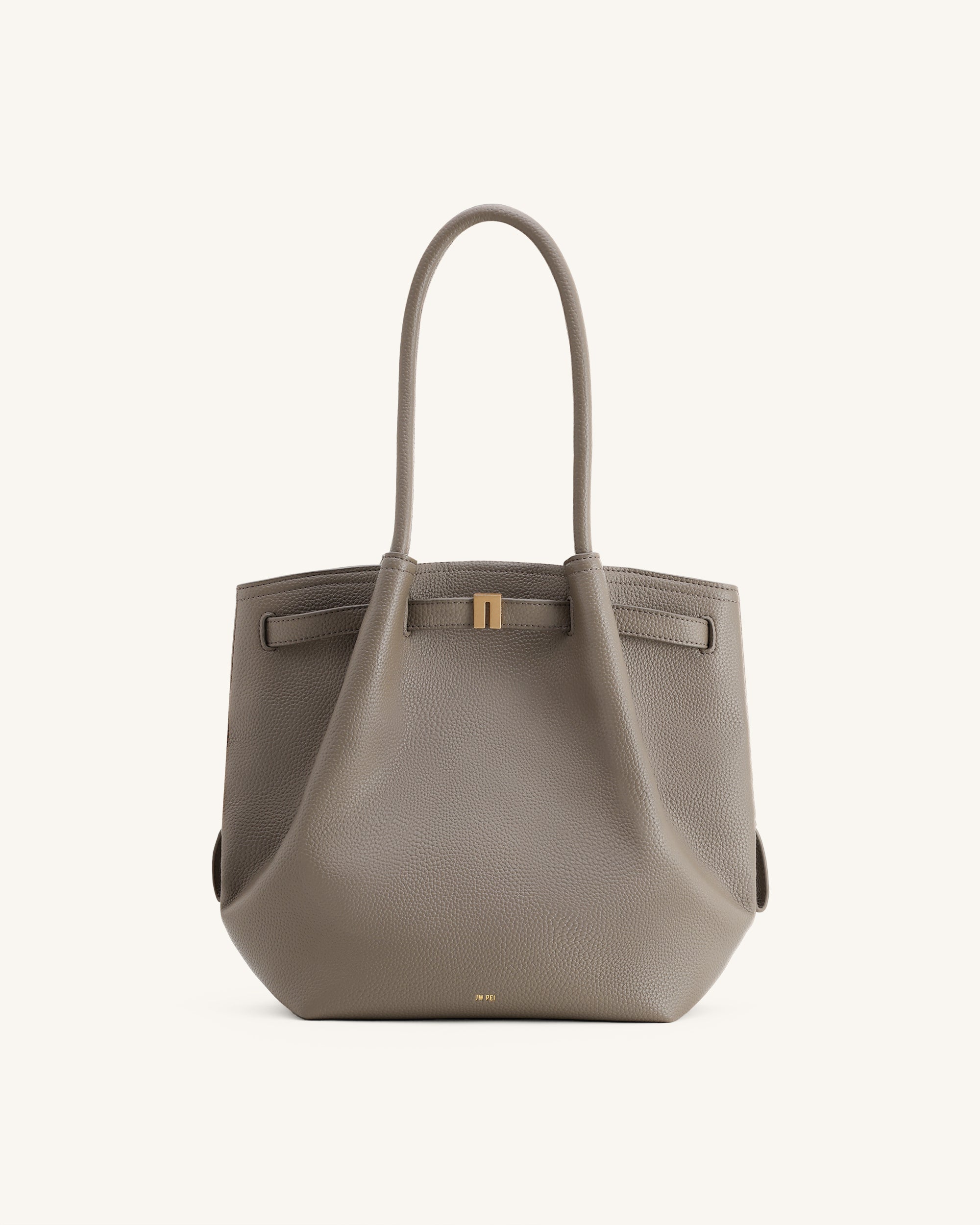 Hana Column Tote Bag - Taupe - JW PEI UK