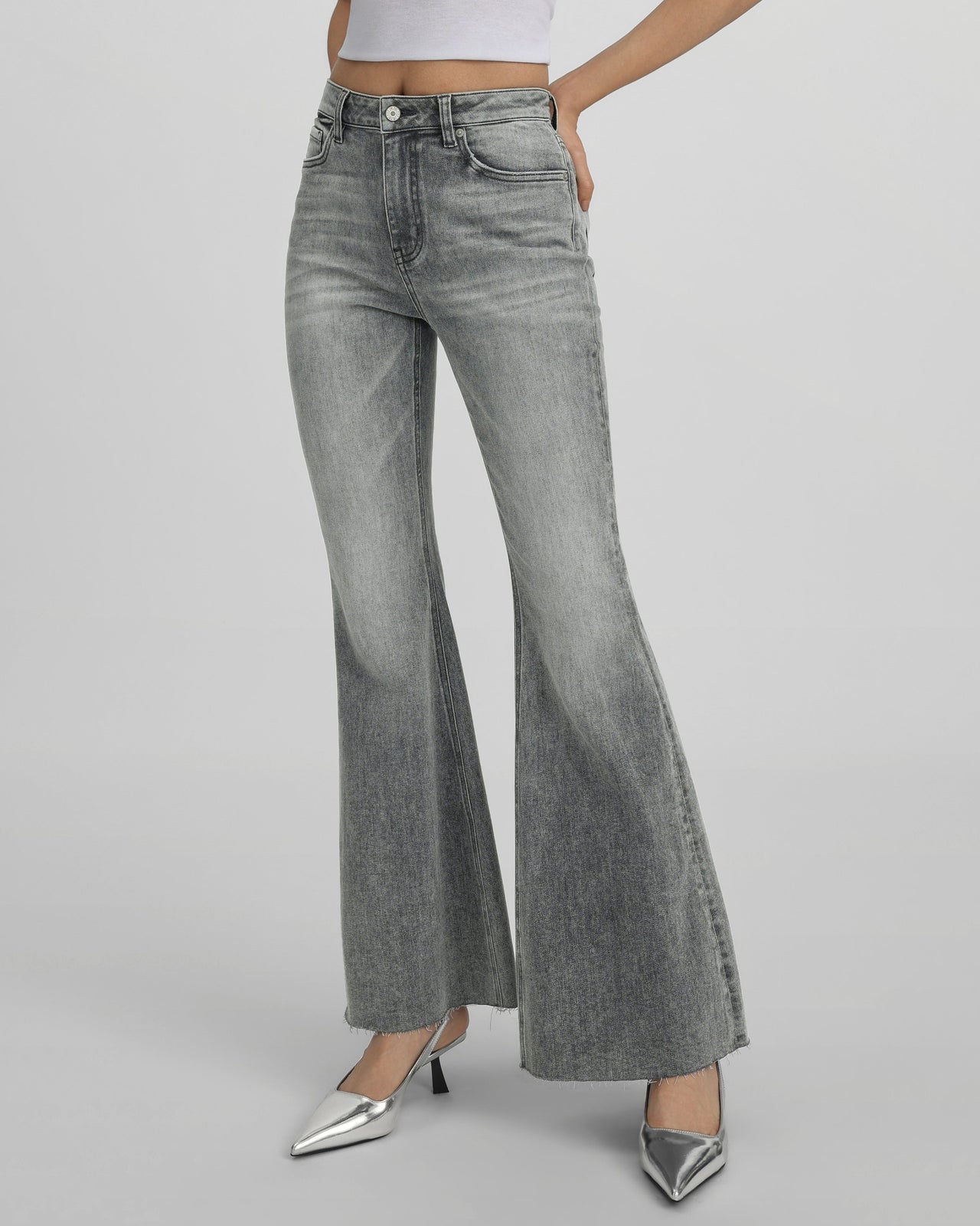 The Boogie Child Fray Jeans - Smoke and Mirrors