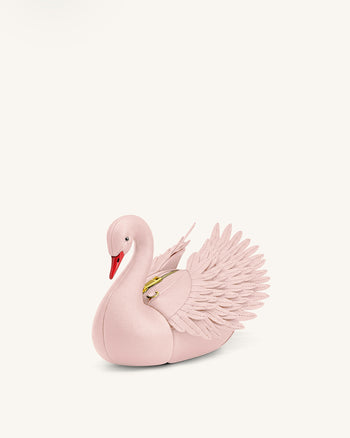 Alani Swan Shaped Crossbody Bag - Light Pink