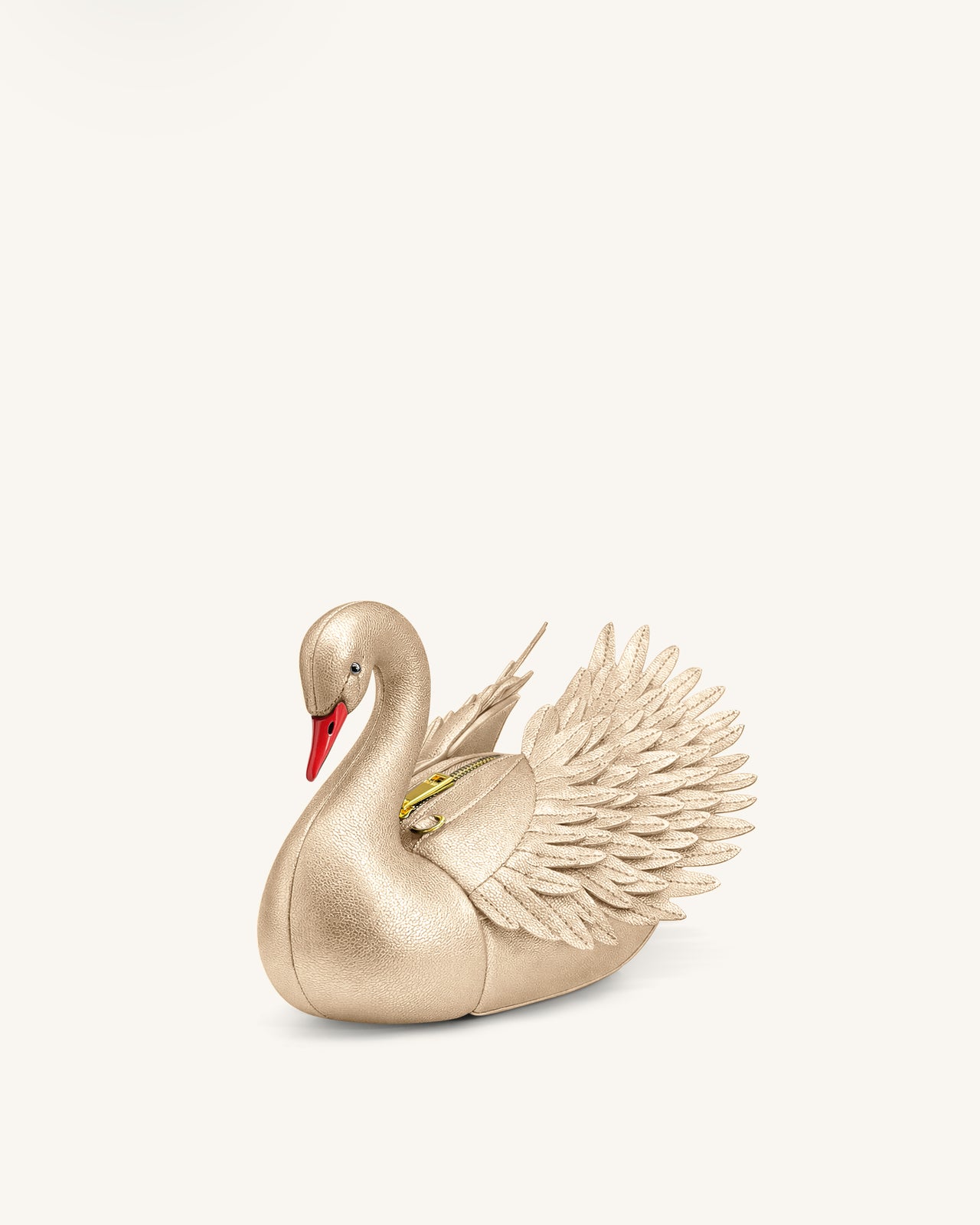 Alani Swan Shaped Crossbody Bag - Gold