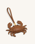 Crab Bag Charm - Brown