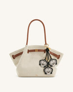 Orchid Bag Charm - Black