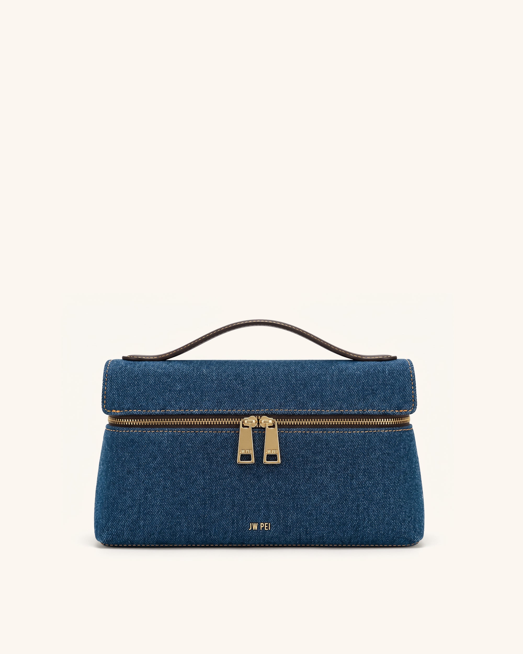 Thea Top Handle Bag - Blue Denim - JW PEI UK