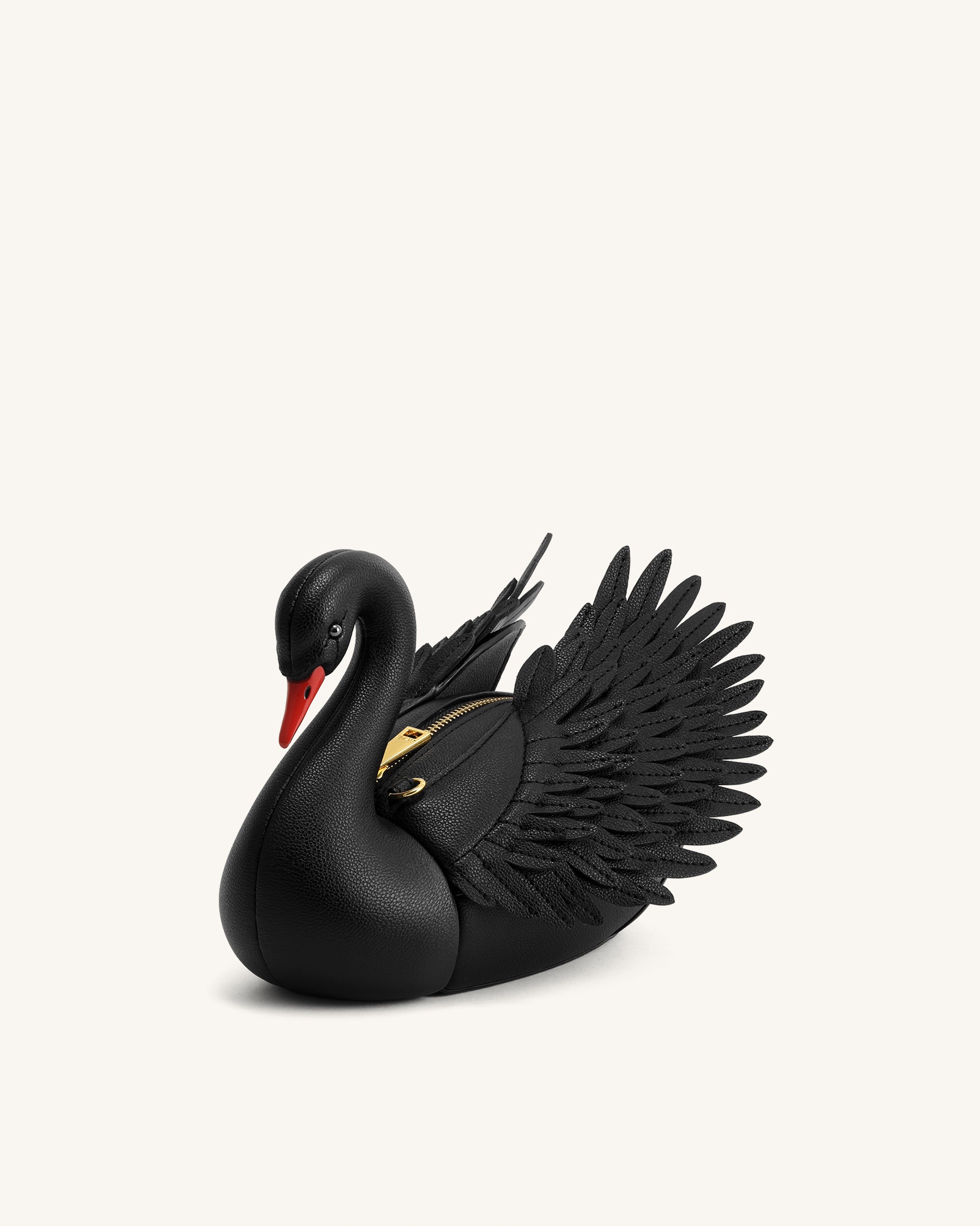 BLACK SWAN,新品未開封,DOKKEN,MSG,WHITESNAKE Alani Swan Shaped Crossbody Bag - Black - JW PEI UK