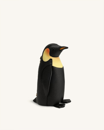 Pia Penguin Crossbody Bag - Black