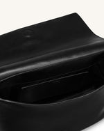 Isolde Flap Shoulder Bag - Black