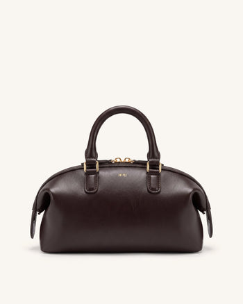 Arlo Top Handle Bag - Dark Brown