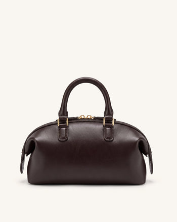 Arlo Top Handle Bag - Dark Brown
