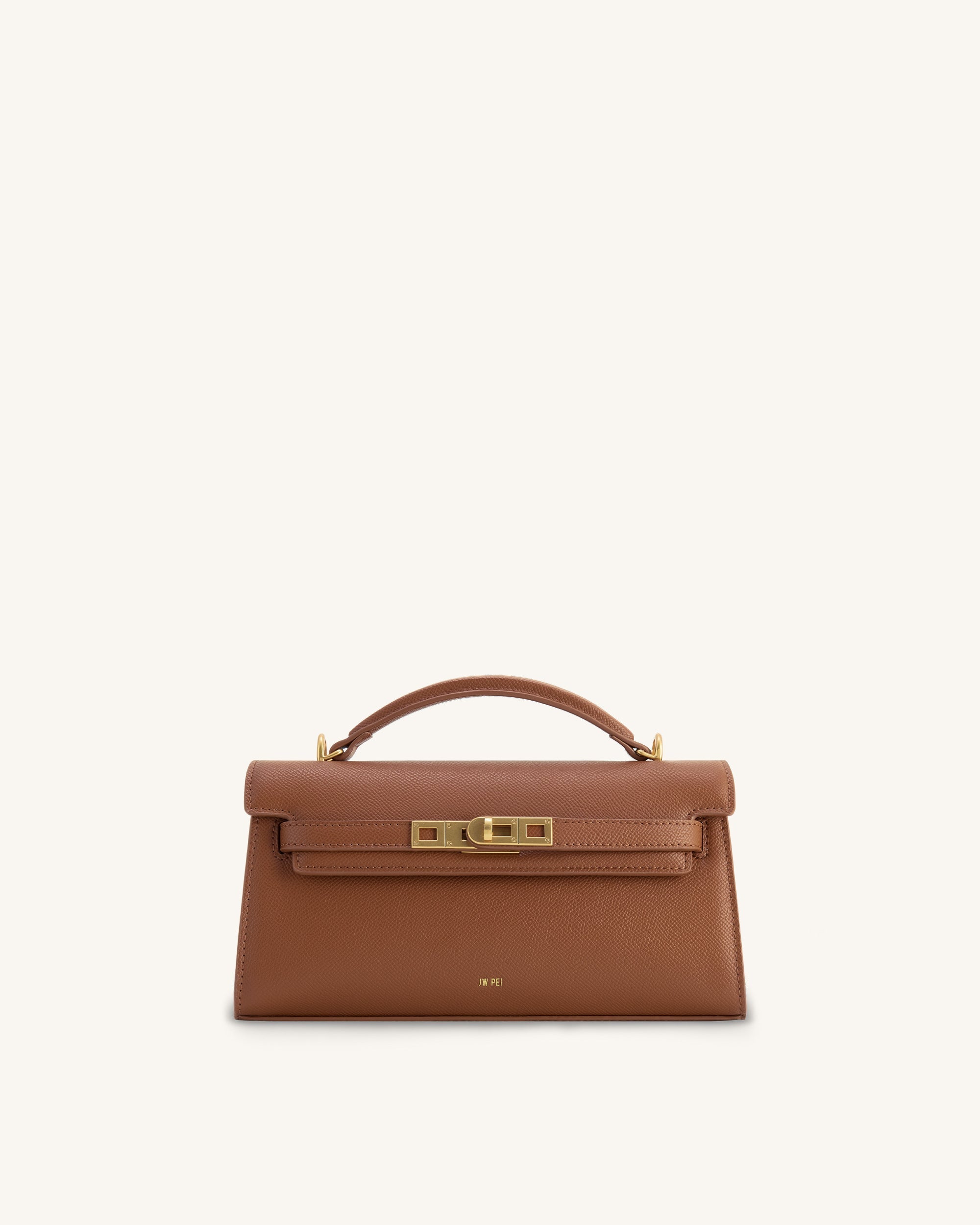 Noor Top Handle Bag - Brown - JW PEI UK