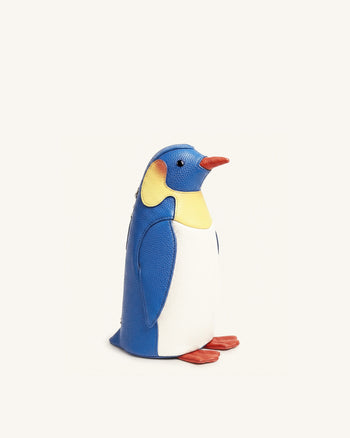 Pia Penguin Crossbody Bag - Blue
