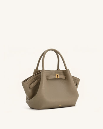 Hana Mini Tote Bag - Mud Gray