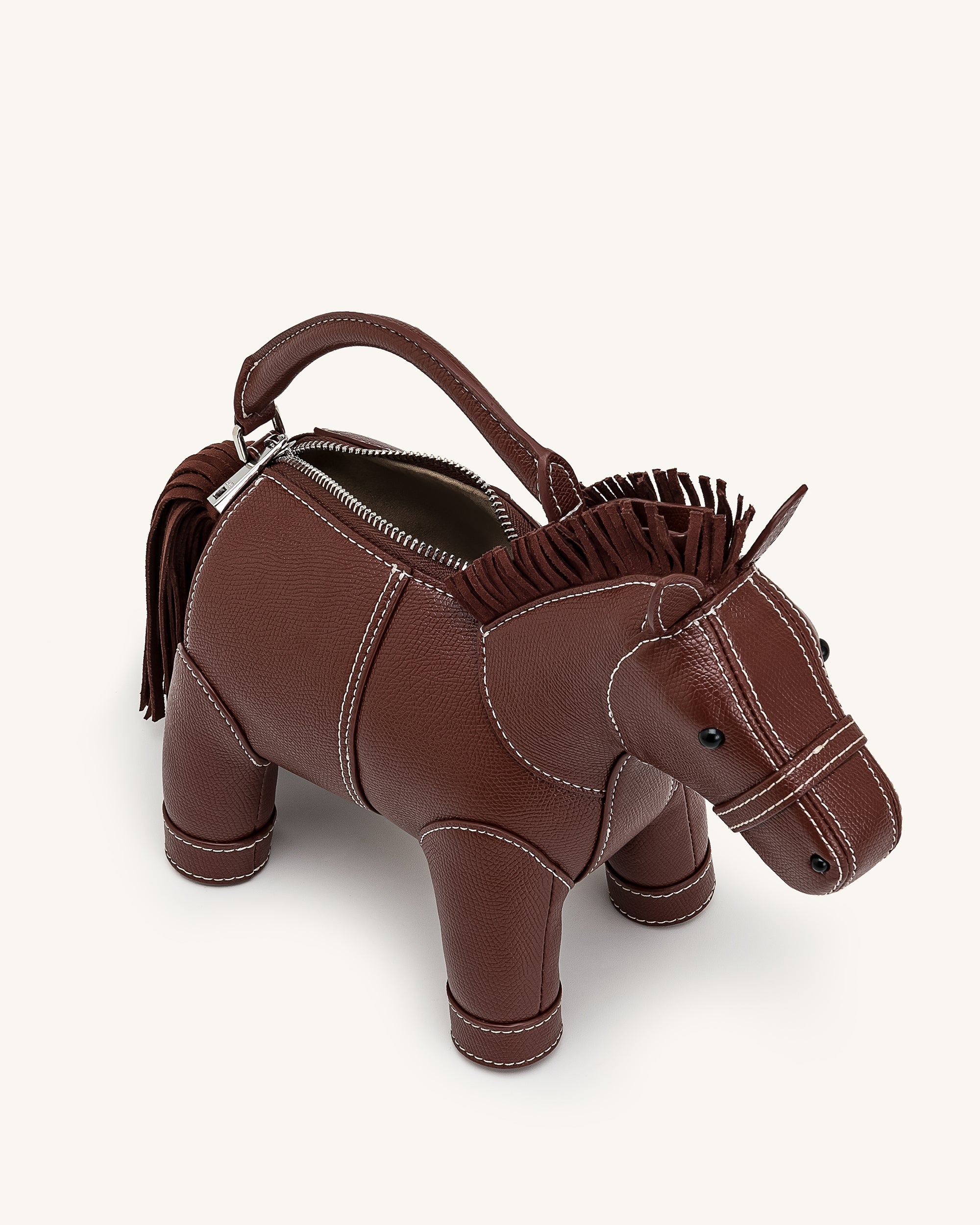 Harper Horse Top Handle Bag - Brown – JW PEI UK
