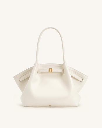 Hana Medium Tote Bag - Off White