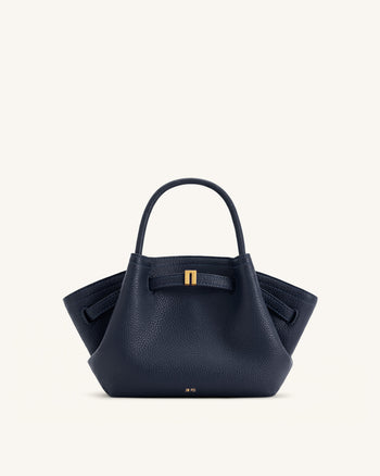 Hana Mini Tote Bag - Navy Blue