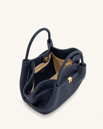 Hana Mini Tote Bag - Navy Blue