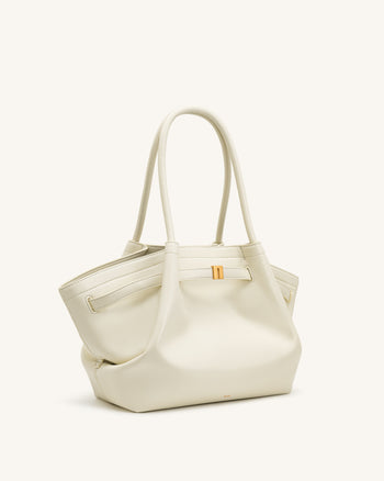 Hana Medium Tote Bag - Off White