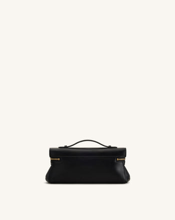 Thea East-West Top Handle Bag - Black
