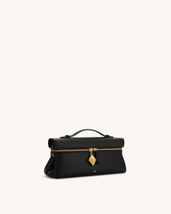 Thea East-West Top Handle Bag - Black