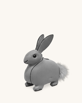 Alena Bunny Crossbody Bag - Grey