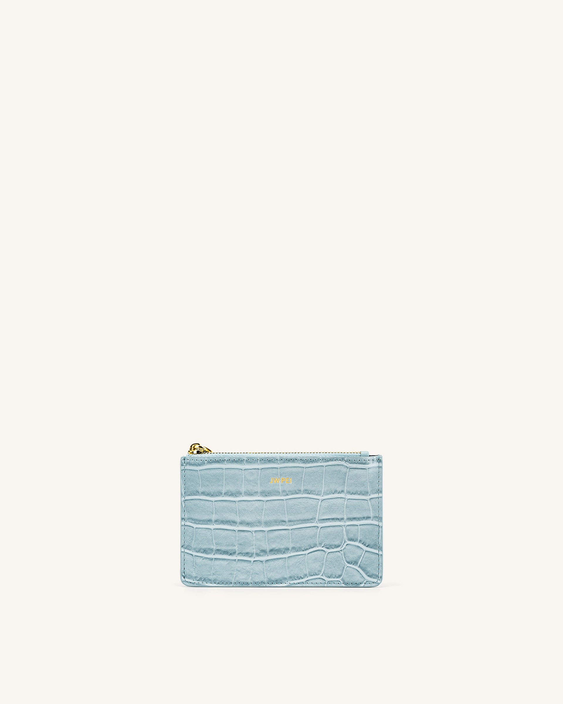 Quinn Zipped Card Holder Ice Croc