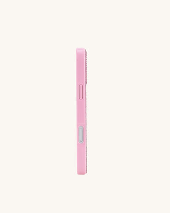 Artificial Crystal Angel Wings Phone Case - Pink