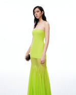 Thalassa Mesh Dress - Lime Green