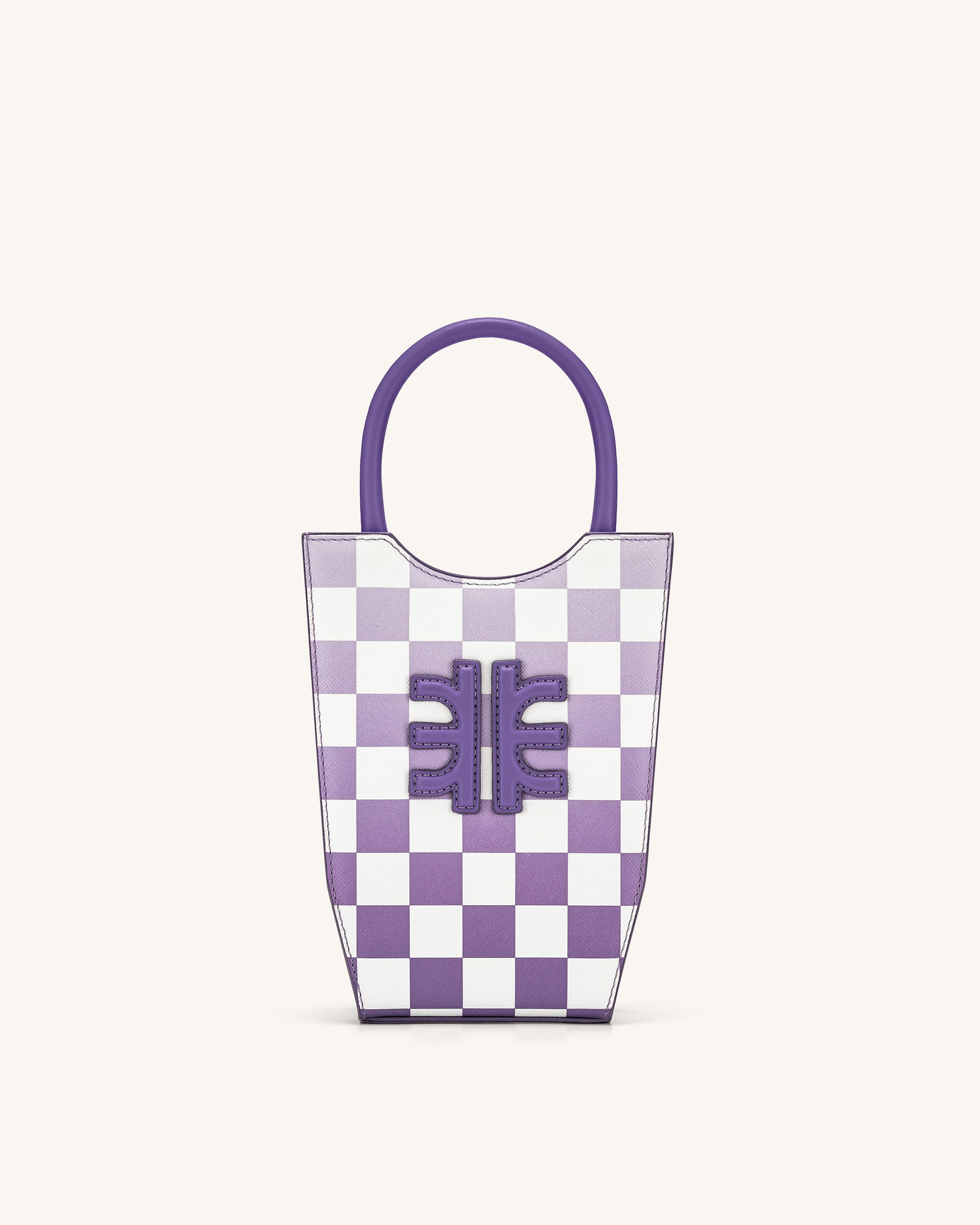 FEI Gradient Checkerboard Phone Bag - Purple - JW PEI UK
