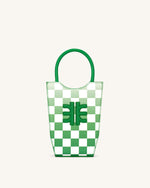 FEI Gradient Checkerboard Phone Bag - Grass Green
