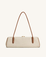 Nova Shoulder Bag - Brown Canvas