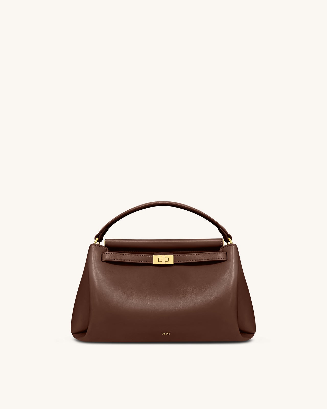 Carmen Top Handle Bag - Reddish Brown