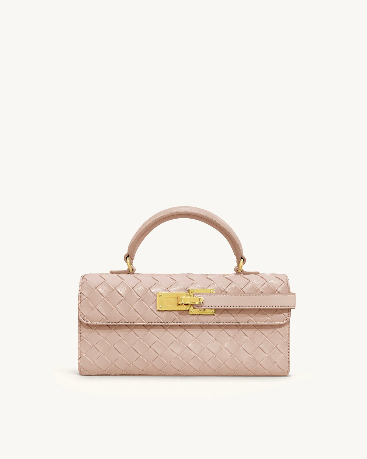 Keyla Weave Texture Top Handle Bag - Pink
