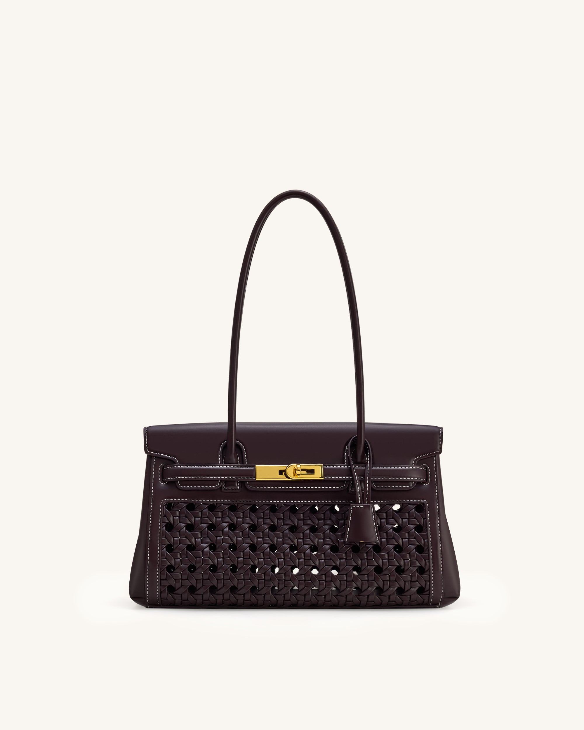 【希少】Embryo Special-shaped embossed bag Yara Shoulder Bag - Dark Red - JW PEI UK