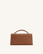 Noor Top Handle Bag - Brown