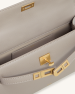 Noor Top Handle Bag - Elephant Gray