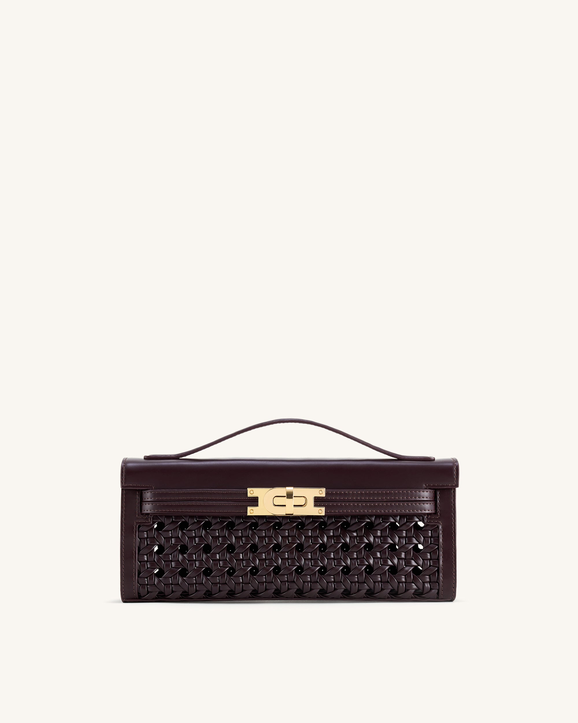 Bria Structured Top Handle Bag - Dark Red – JW PEI UK