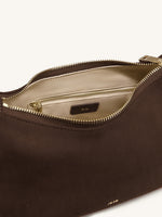 Nell Fringe Hardware Top Handle Bag - Deep Brown