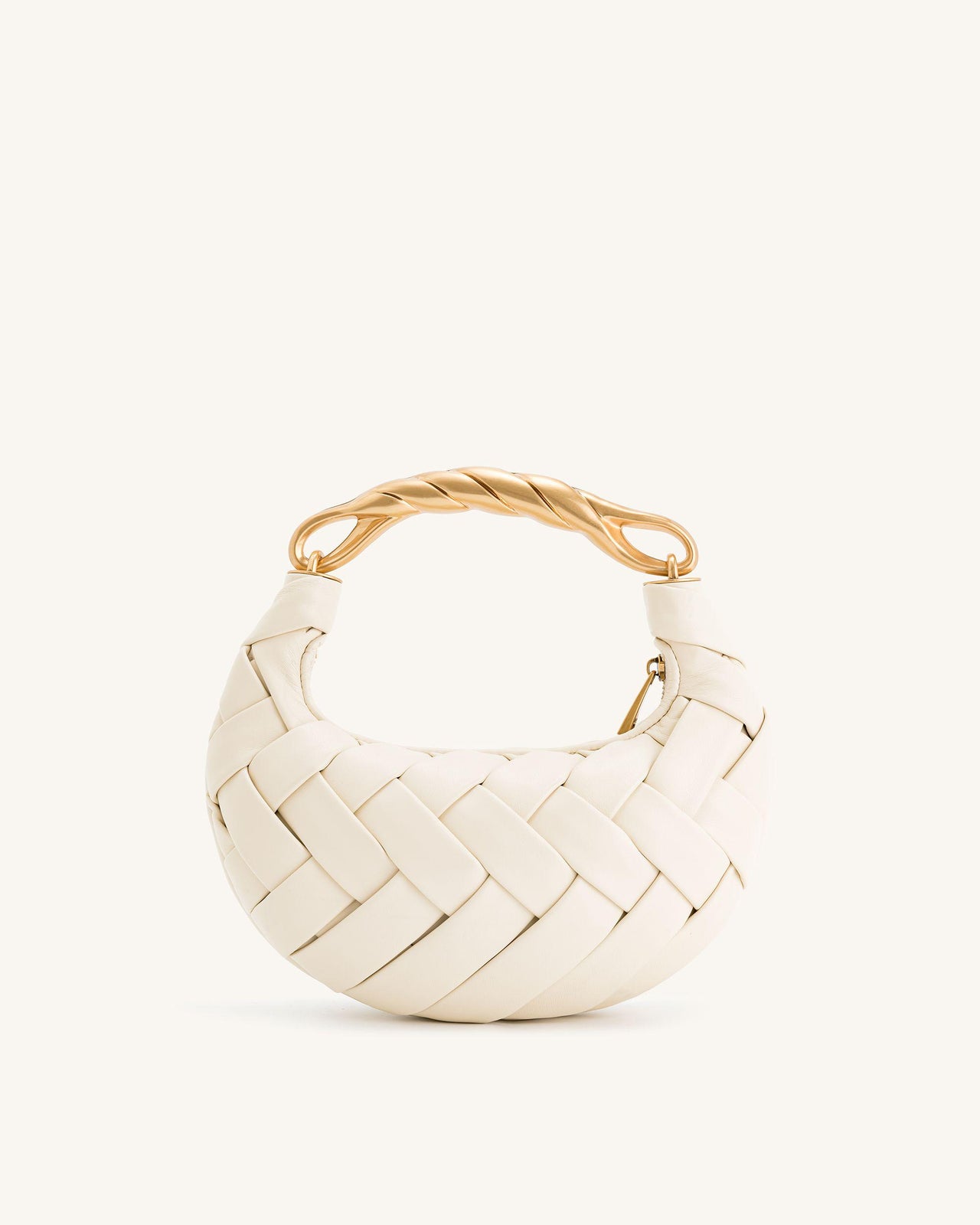 Orla Weave Handbag - White