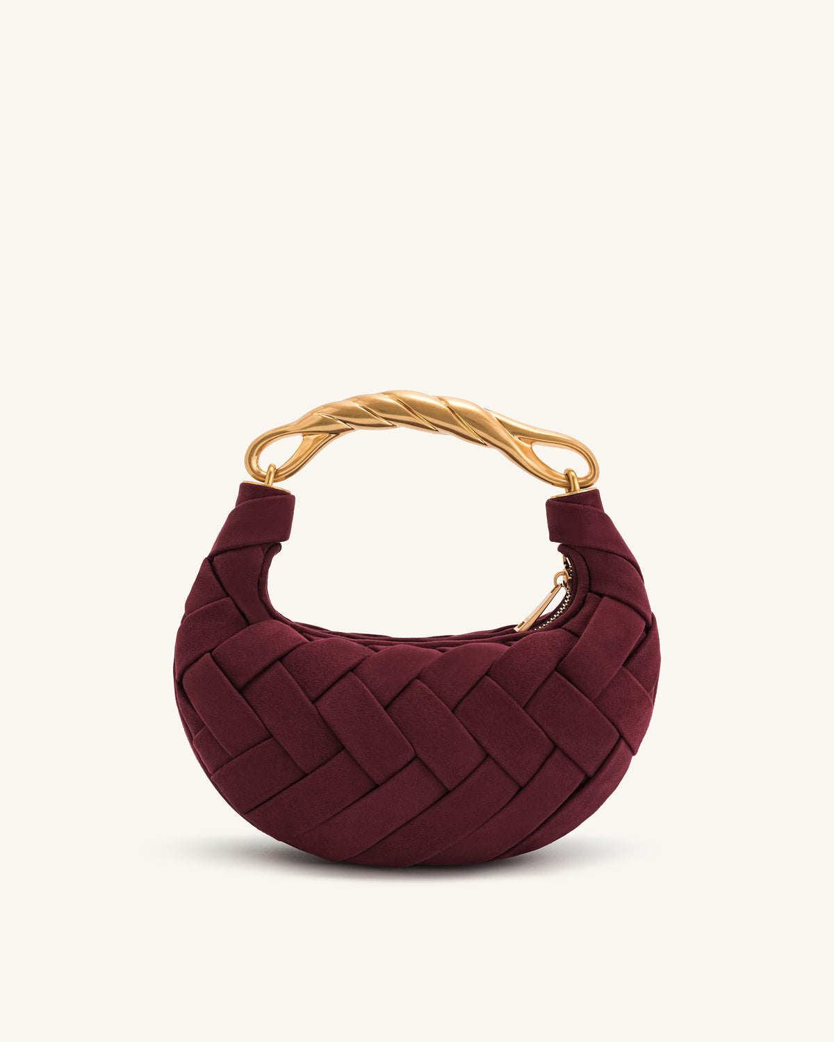 Orla Weave Handbag Claret