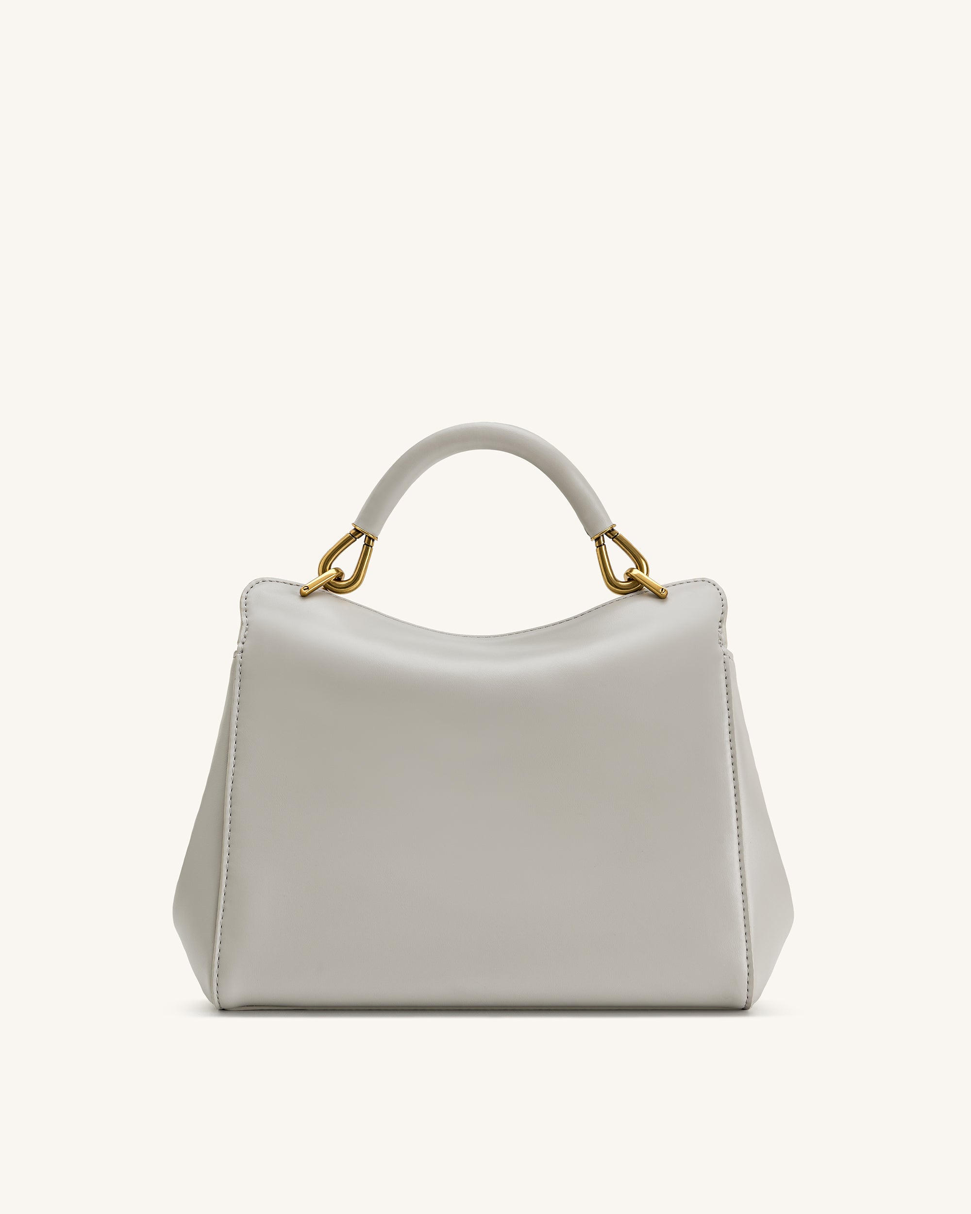 ‪___yyy Lucia Classic Top Handle Woven Bag - Black - JW PEI UK