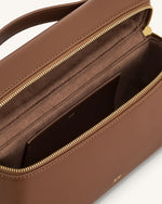 Thea Top Handle Bag - Brown