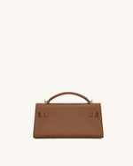 Noor Top Handle Bag - Brown
