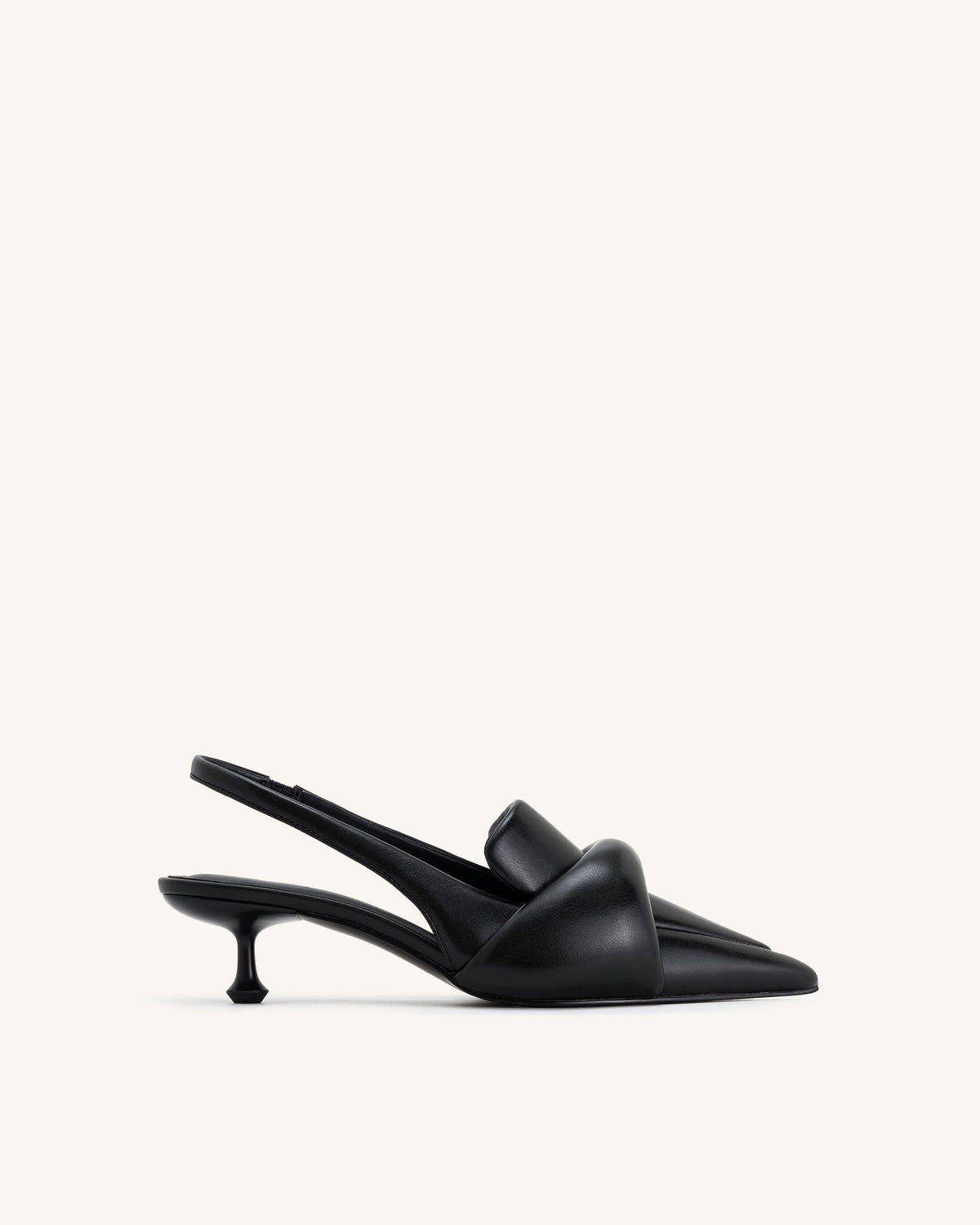 Carla Soft Padded Kitten Heel Pumps