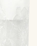 Orchid Embroidered Corset Dress - White